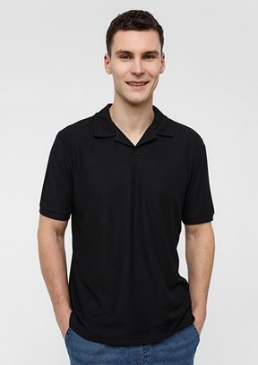 BACKANDBOND Siyah Erkek Polo Yaka T-Shirt