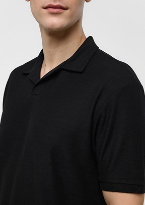 BACKANDBOND Siyah Erkek Polo Yaka T-Shirt