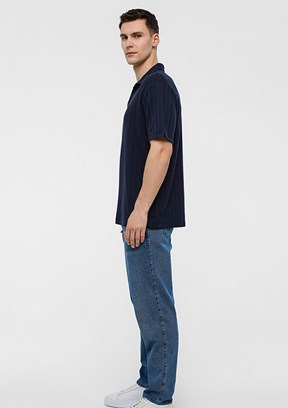 BACKANDBOND Lacivert Erkek Polo Yaka T-Shirt