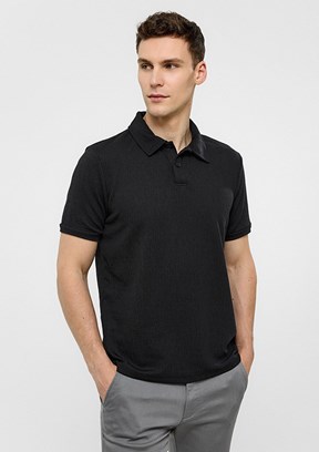 BACKANDBOND Siyah Erkek Polo Yaka T-Shirt