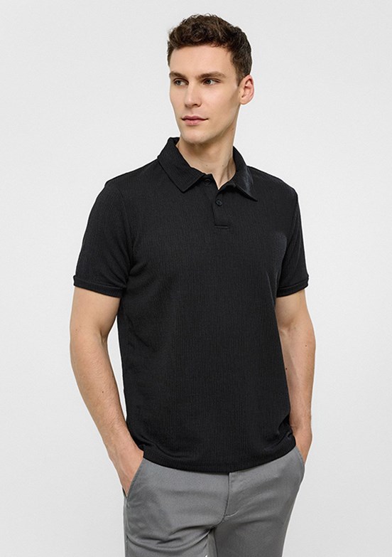 BACKANDBOND Siyah Erkek Polo Yaka T-Shirt
