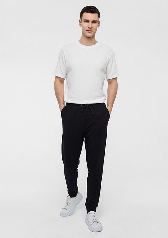 BACKANDBOND Siyah Erkek Jogger Pantolon