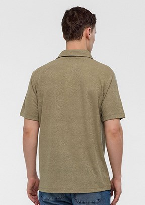 BACKANDBOND Yeşil Erkek Polo Yaka T-Shirt