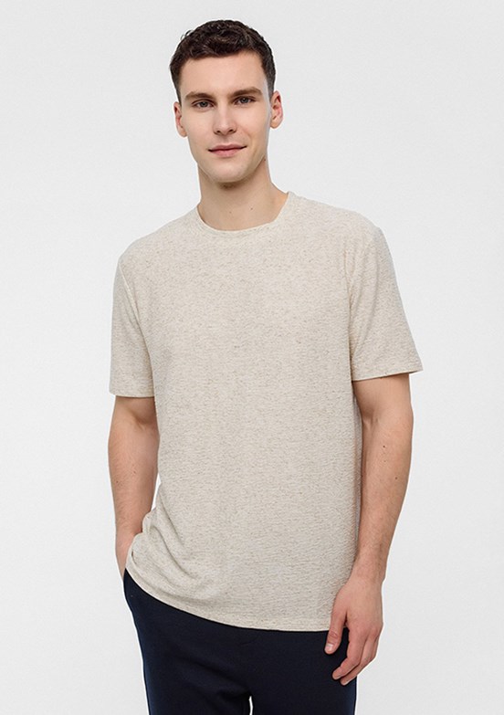 BACKANDBOND Çok Renkli Erkek Bisiklet Yaka T-Shirt