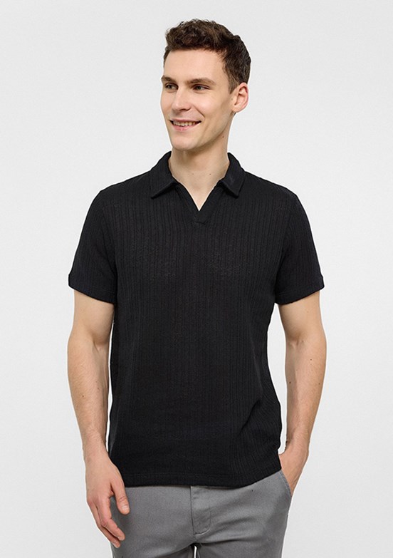 BACKANDBOND Siyah Erkek Polo Yaka T-Shirt