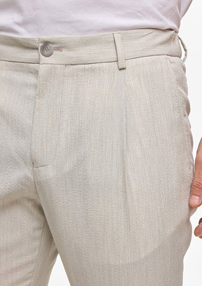 BACKANDBOND - B34S31006 Erkek Gri Dokuma Pantolon