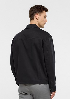 BACKANDBOND Siyah Erkek Basic Ceket