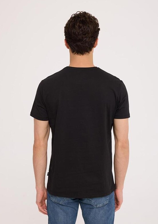 THE CROW Expedition - TC5305 Erkek Siyah Baskılı T-Shirt