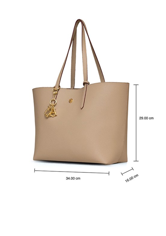 US POLO ASSN - US25197 Kadın Bej Omuz Çantası