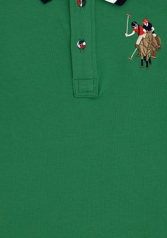 US POLO ASSN Yeşil Erkek Çocuk Basic T-Shirt