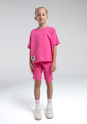 ROLY POLY Pembe Kız Çocuk Şortlu İkili Takım