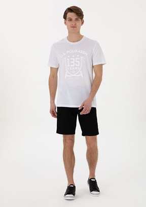 US POLO ASSN Siyah Erkek Kapri Şort