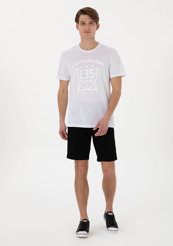 US POLO ASSN Siyah Erkek Kapri Şort