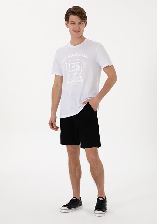 US POLO ASSN Siyah Erkek Kapri Şort