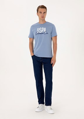 US POLO ASSN Mavi Erkek Relax Jean Pantolon