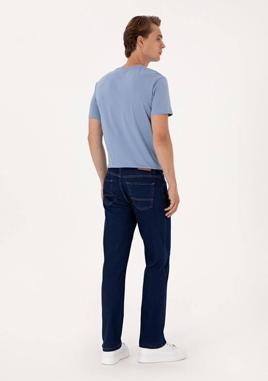 US POLO ASSN Mavi Erkek Relax Jean Pantolon