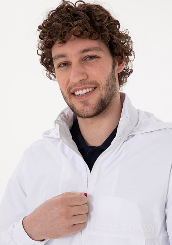US POLO ASSN Beyaz Erkek Basic Mont
