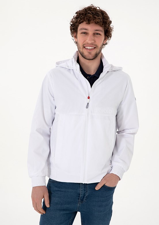 US POLO ASSN Beyaz Erkek Basic Mont