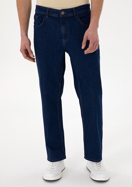 US POLO ASSN Mavi Erkek Relax Jean Pantolon