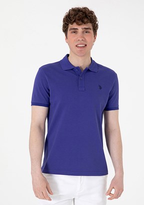 US POLO ASSN Mavi Erkek Basic T-Shirt