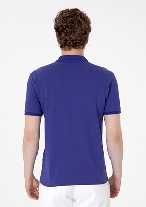 US POLO ASSN Mavi Erkek Basic T-Shirt