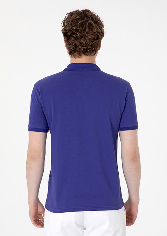 US POLO ASSN Mavi Erkek Basic T-Shirt