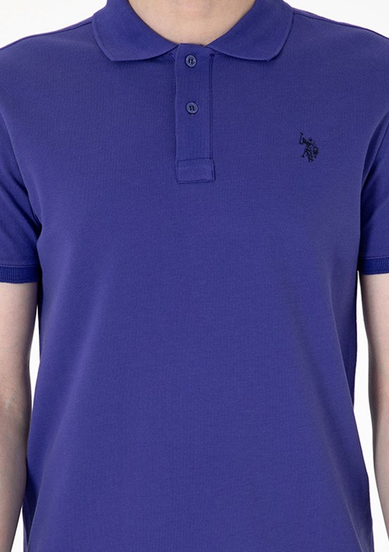 US POLO ASSN Mavi Erkek Basic T-Shirt