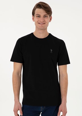 US POLO ASSN Siyah Erkek Regular T-Shirt