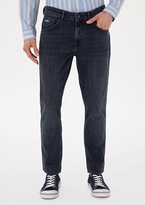 US POLO ASSN Gri Erkek Slim Jean Pantolon