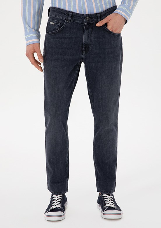 US POLO ASSN Gri Erkek Slim Jean Pantolon