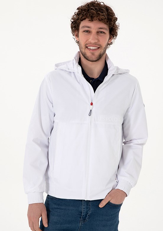 US POLO ASSN Beyaz Erkek Basic Mont