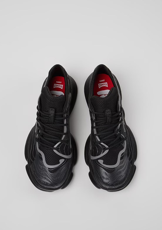 CAMPER Karst Siyah Kadın Sneaker Ayakkabı