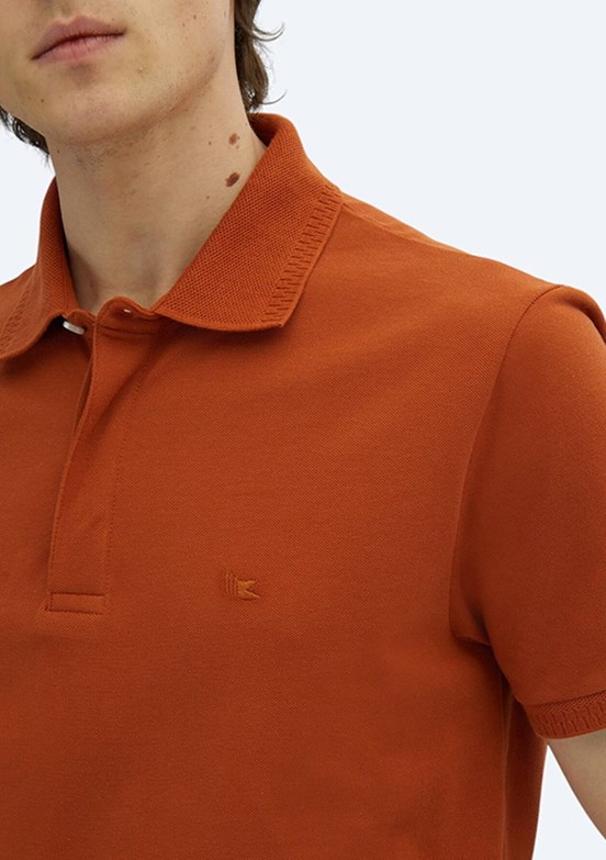 KİP Turuncu Erkek Polo Yaka T-Shirt