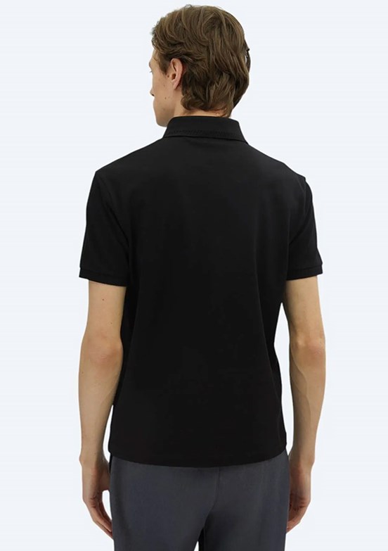 KİP Siyah Erkek Polo Yaka T-Shirt