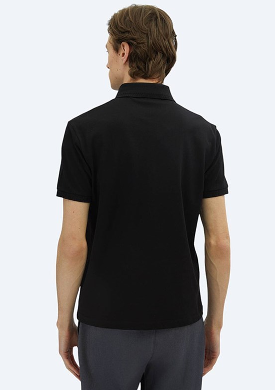 KİP Siyah Erkek Polo Yaka T-Shirt