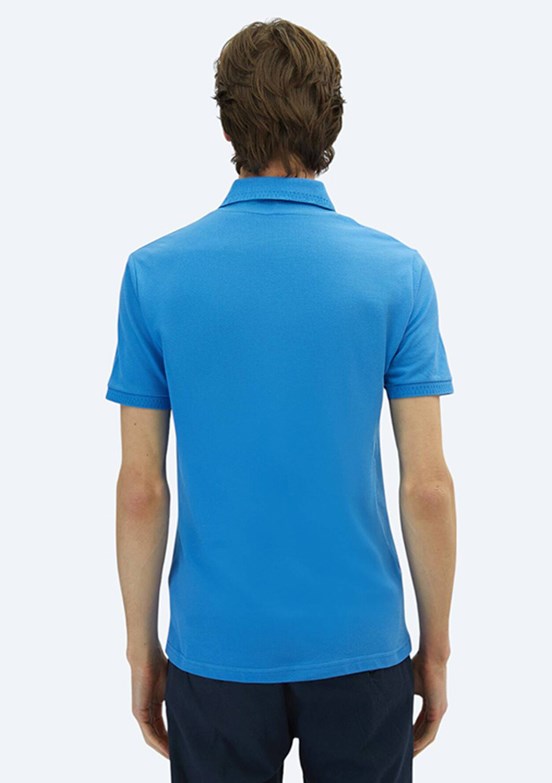 KİP Mavi Erkek Polo Yaka T-Shirt