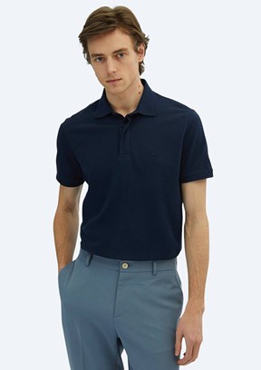 KİP Lacivert Erkek Polo Yaka T-Shirt