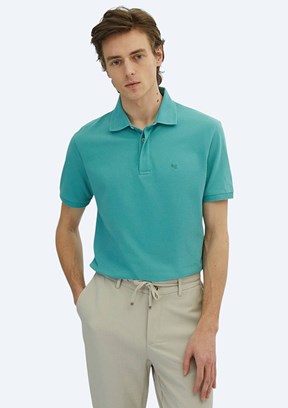 KİP Yeşil Erkek Polo Yaka T-Shirt