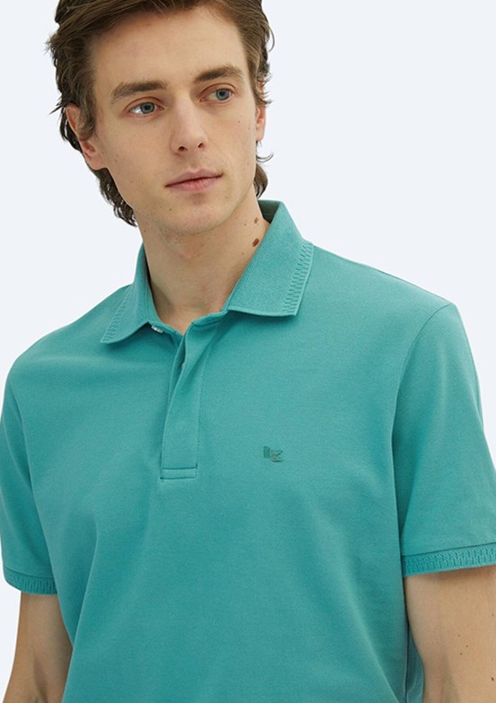 KİP Yeşil Erkek Polo Yaka T-Shirt