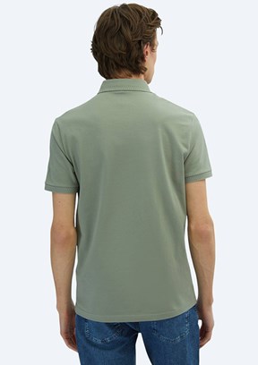 KİP Yeşil Erkek Polo Yaka T-Shirt