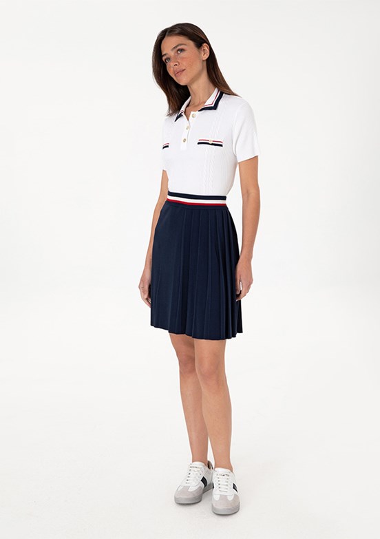 US POLO ASSN Lacivert Kadın Culotte Etek