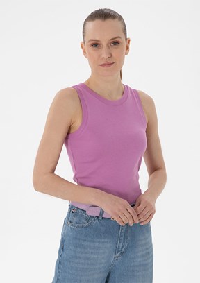 US POLO ASSN Pembe Kadın Basic T-Shirt