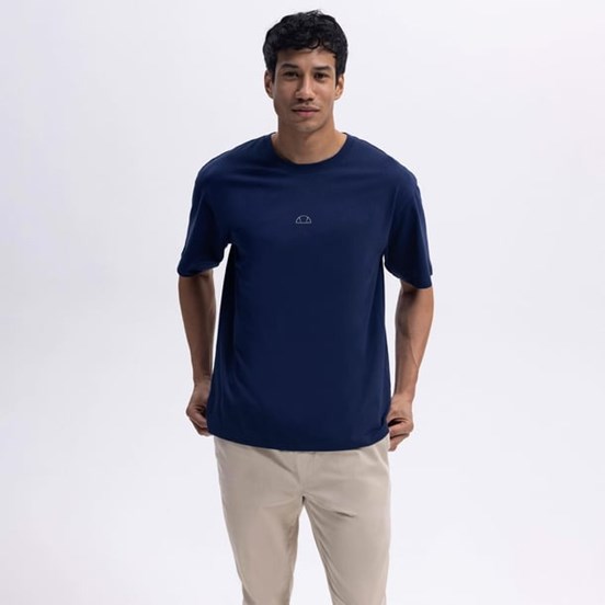 ELLESSE Lacivert Erkek Baskılı T-shirt