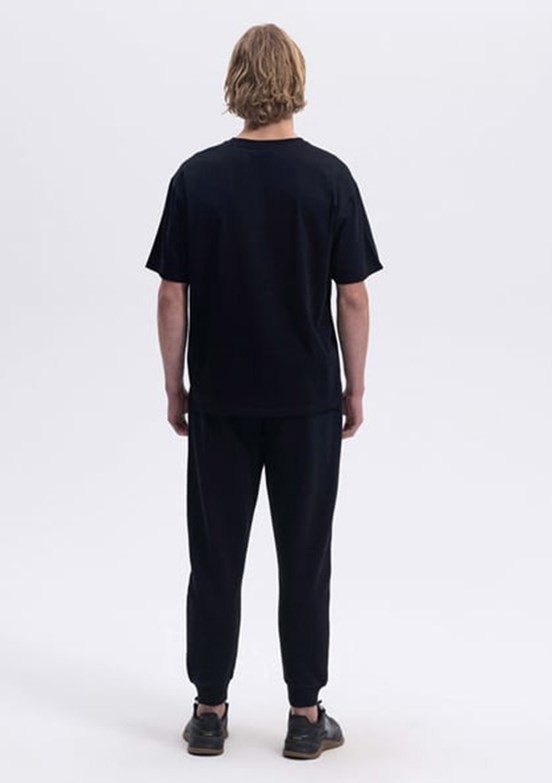 ELLESSE Siyah Erkek Baskılı T-shirt