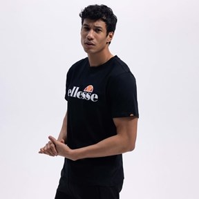 ELLESSE Siyah Erkek Baskılı T-shirt