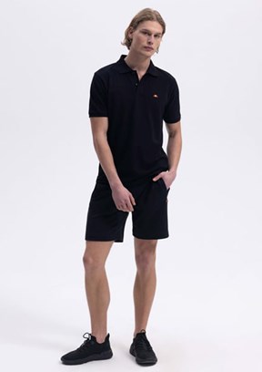 ELLESSE Siyah Erkek Polo Yaka T-shirt