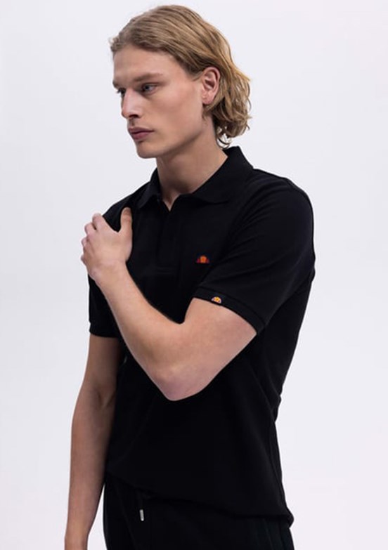 ELLESSE Siyah Erkek Polo Yaka T-shirt