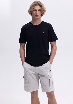 ELLESSE Siyah Erkek Baskılı T-shirt