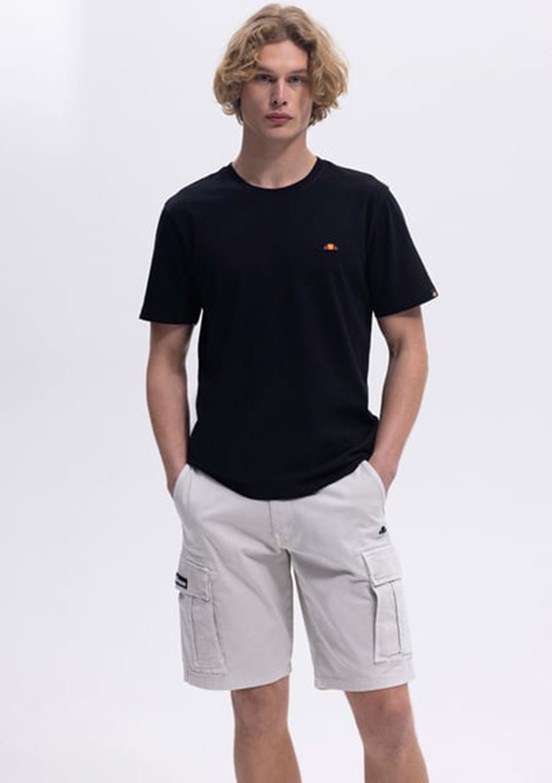 ELLESSE Siyah Erkek Baskılı T-shirt