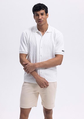 ELLESSE Off White Erkek Basic Gömlek
